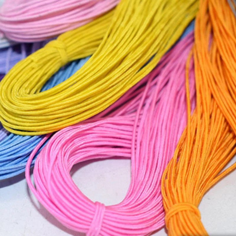 Эластичный Шнур резиновая веревка нейлоновый браслет бусины струны полоски для