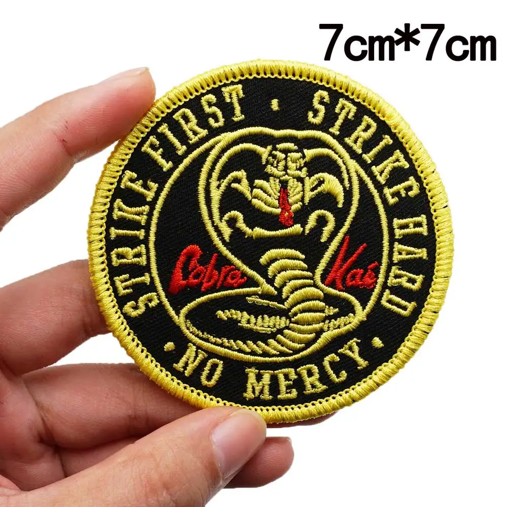 

Брендовые вышитые нашивки с подкладкой крючка от кобры Кай карате детский фильм