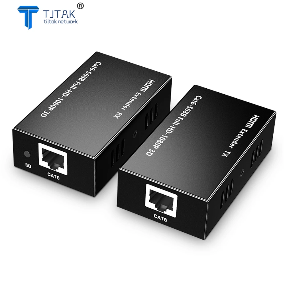 1080P HDMI удлинитель 50 м RJ45 один Cat6 Ethernet Кабель до 197 футов передатчик и приемник с