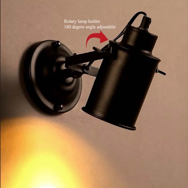 Винтажный Лофт настенный светильник для интерьера промышленный светодиодный