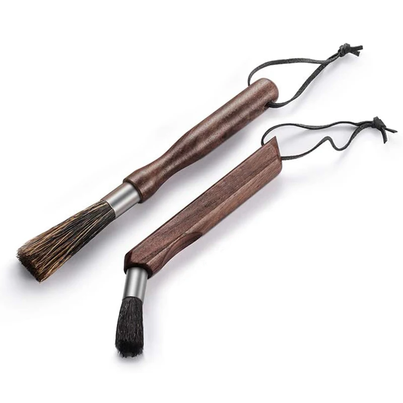 

Coffee Brush Cleaning Brush Set (Straight+Curved) Espresso Machine Grinder Cleaner Coffee Tool for Barista Home Kitchen