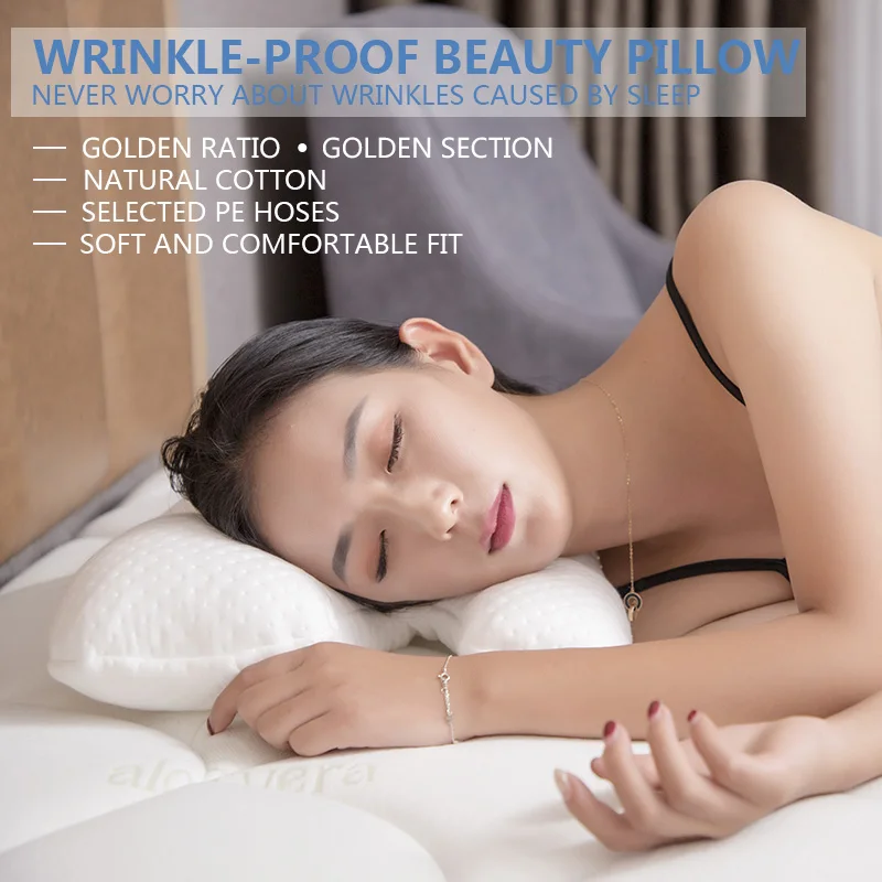 Ортопедическая подушка для шейного отдела эргономичная шеи с медленным