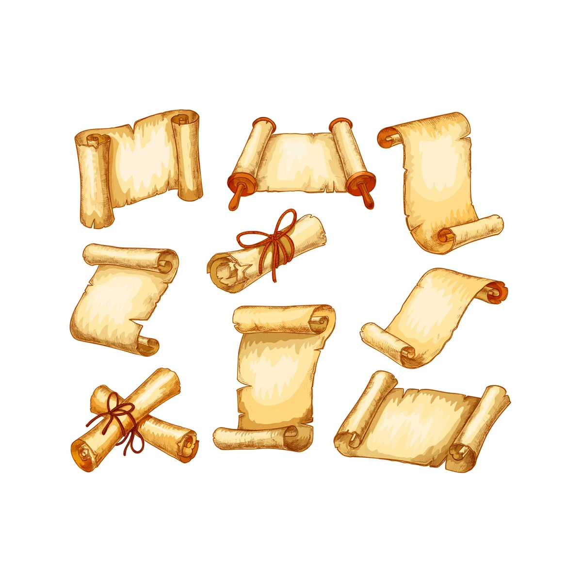 

9pcs Paper Parchment And Ancient Manuscript Rolls Metal Cutting Dies New Diy Emboss Scrapbooking Dies For Card Making 2022