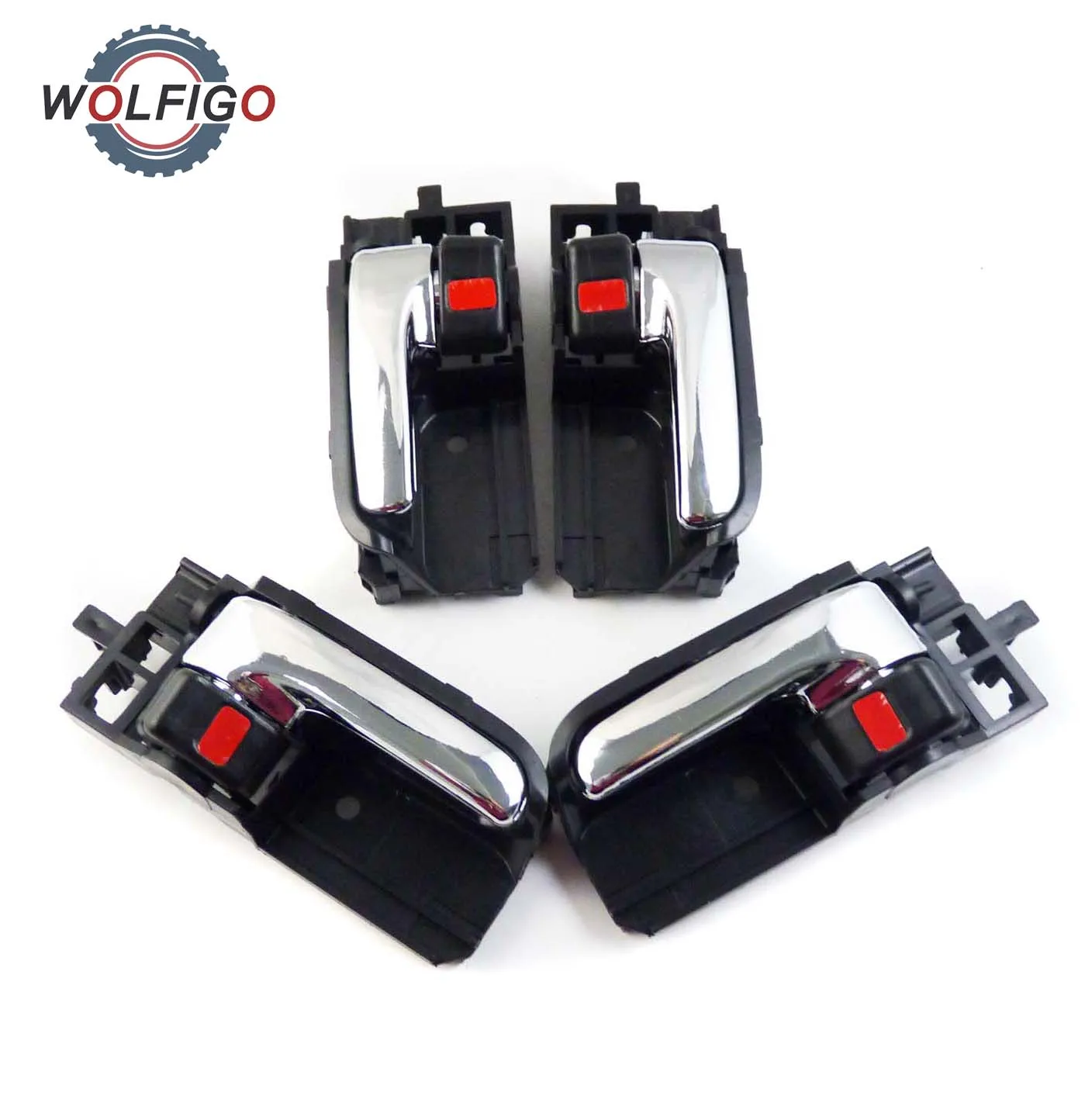 Ручка двери для салона WOLFIGO хромированная и черная левая правая стороны 69206 02090 69205