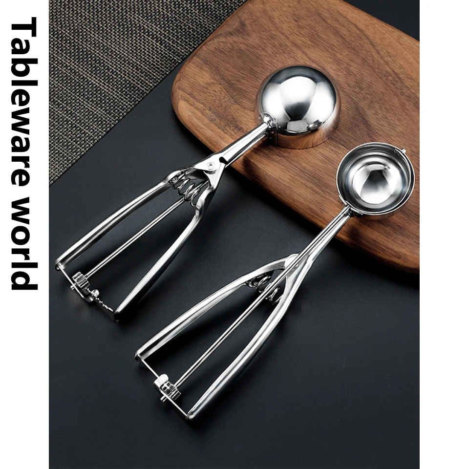 

Высококачественный совок для мороженого из нержавеющей стали 304, экономящий ручной десерт для ресторана, соковыжималка для фруктов