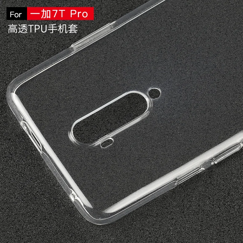 Для Oneplus 7t чехол силиконовый прозрачный ТПУ прозрачный мягкий чехол для Oneplus 7t pro one plus 7t