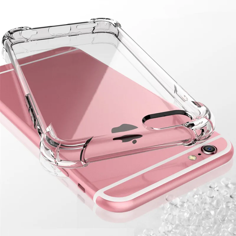 Прозрачный силиконовый чехол для телефона iPhone SE 2020 12 Mini 11 Pro Max X XR XS бампер 8 7 6 6S Plus 5