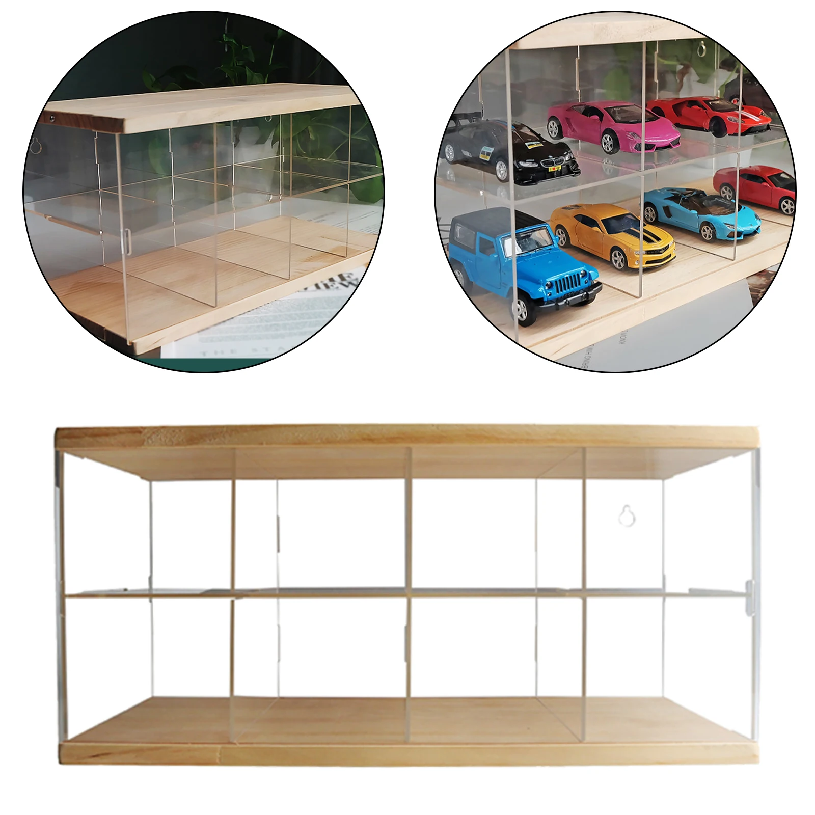 

Clear Display Case for 1:32 Scale Vehicle Model Car Storage Organizer Box