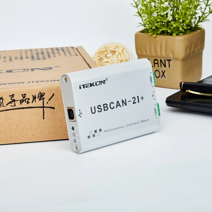 

USBCAN Enhanced Analyzer usbcan-2I+ compatible ZLG CAN card Support Android with isolation