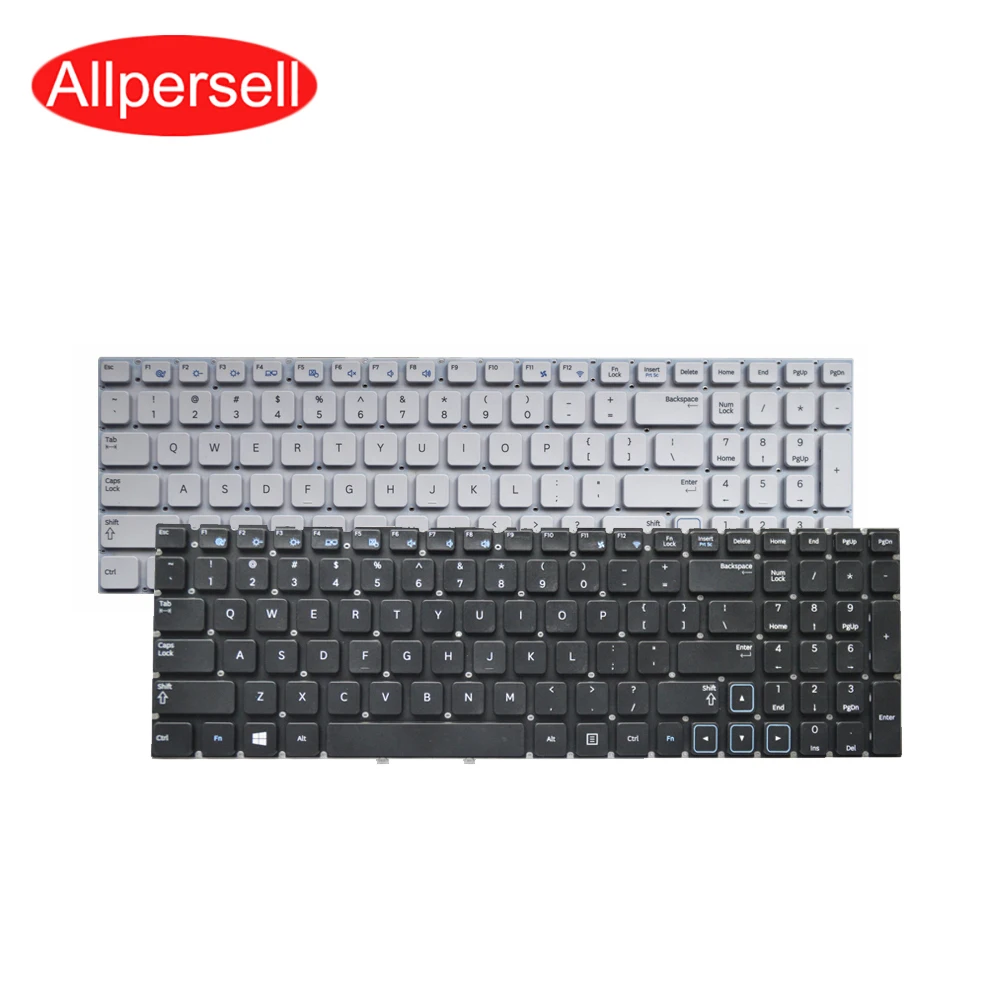 Клавиатура для ноутбука Samsung NP300E5A NP 305E7A 305E5A 300V5A 305V5A 300E5C черная белая|Клавиатуры
