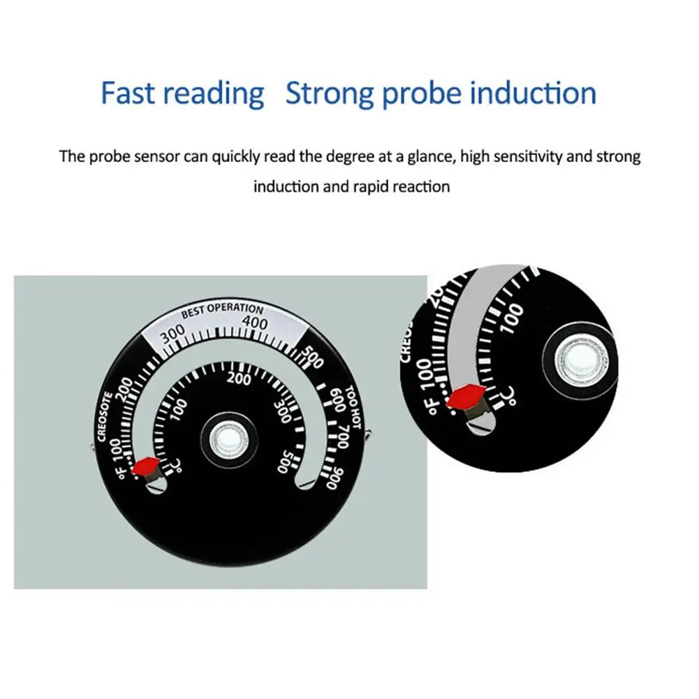 Магнитный термометр для дровяной печи вентилятор камина домашний барбекю