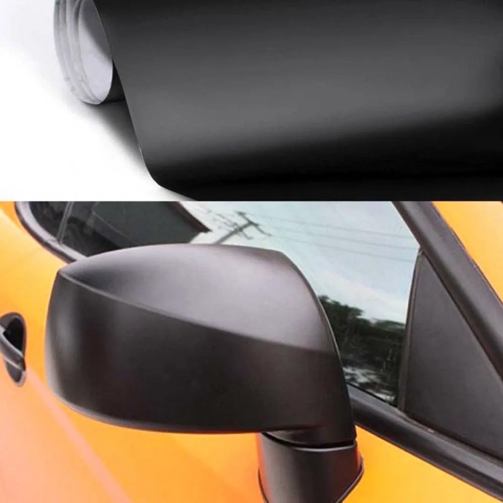 12x60&quot Car Sticker Vehicle Decal Matte Black Vinyl Film Wrap 3D Auto Body DIY Exterior Accessories | Автомобили и мотоциклы