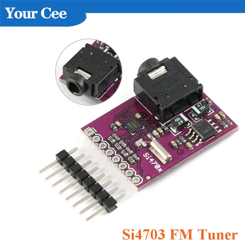 Si4703 fm тюнер отладочная плата одновременное подключение двух телефонов модуль