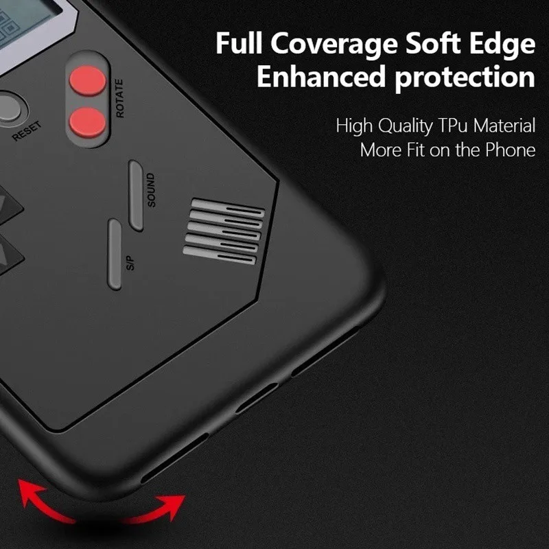 Rechargeable Gameboy Color Display Phone Cases For iPhone 7 8 6 6S + SE 2020 12 MINI 11 Pro Max XS XR X Gaming Case Cover Casing | Мобильные
