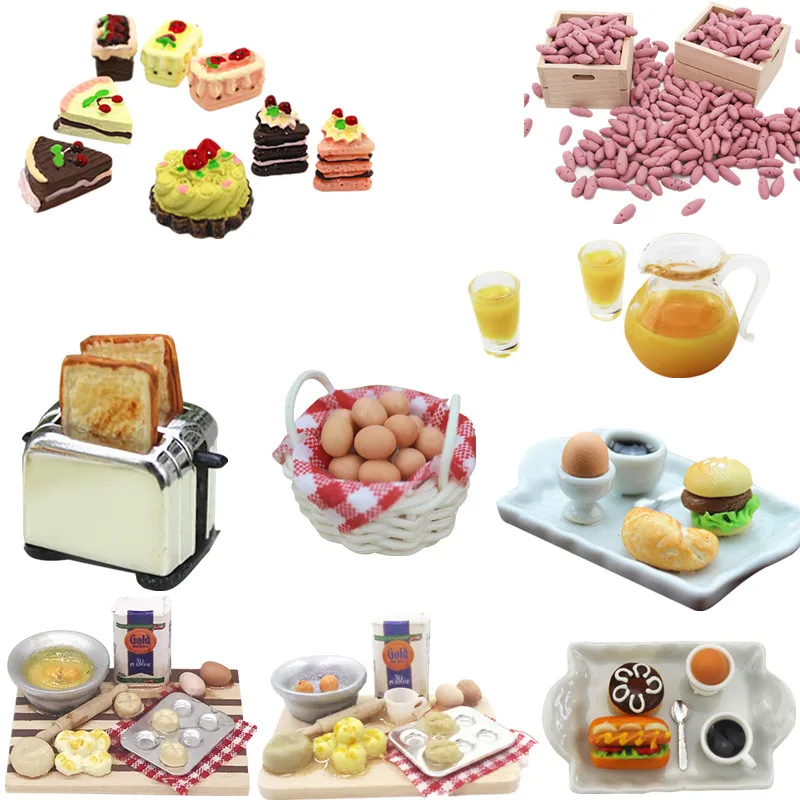 Модель моделирование еды мебель миниатюрная фигурка ролевые кухонные игрушки