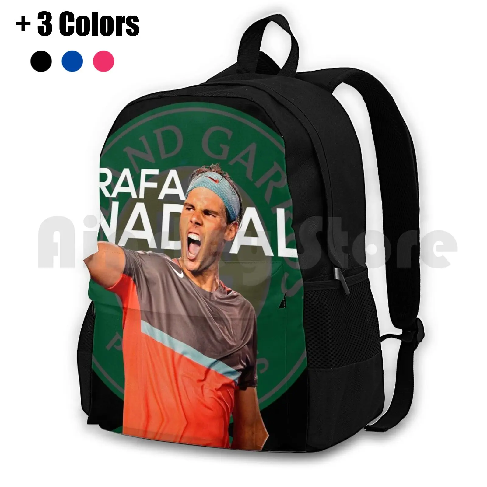 

Rafa Nada : King Outdoor Hiking Backpack Waterproof Camping Travel Swim Rafael Nadal Spain Sports Tennis Come On Rafa White Rafa