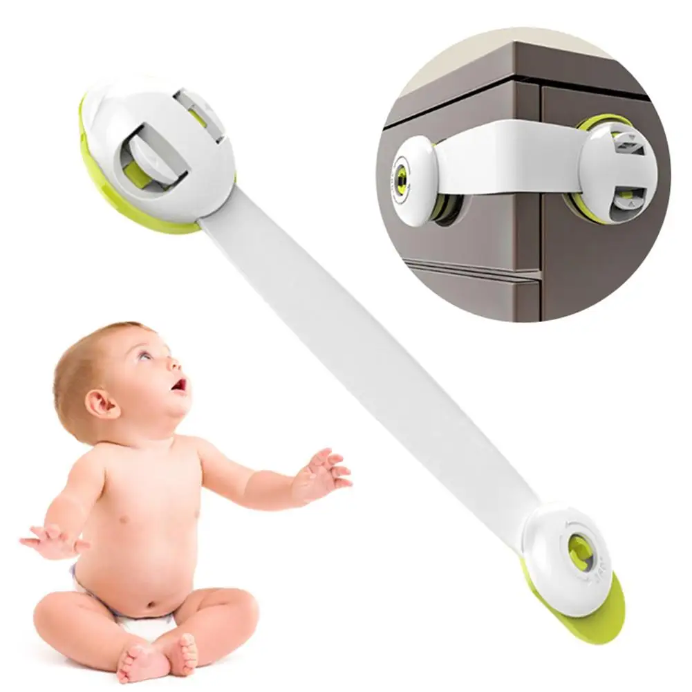 Cerradura de seguridad para beb&eacute;s, pestillos de seguridad para ni&ntilde;os, cajones, armarios, producto a prueba de ni&ntilde;os, pestillo de pl&aacute;stico-2