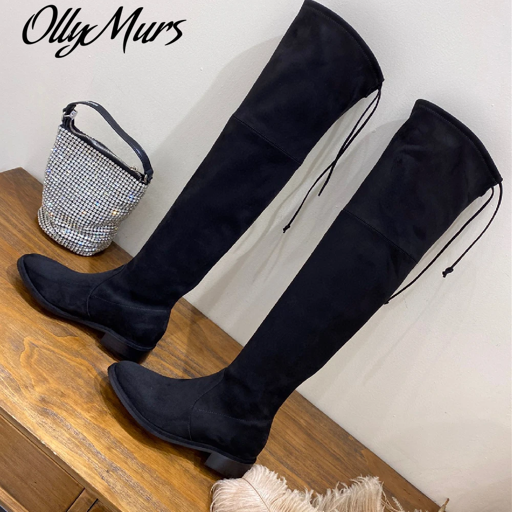 

Ollymurs 2021 Fashion Women's Boots Luxury Brand Shoes Hot Sell Ladies Wedding Shoes boots Size 34-40 100% Genuine Leather Boots