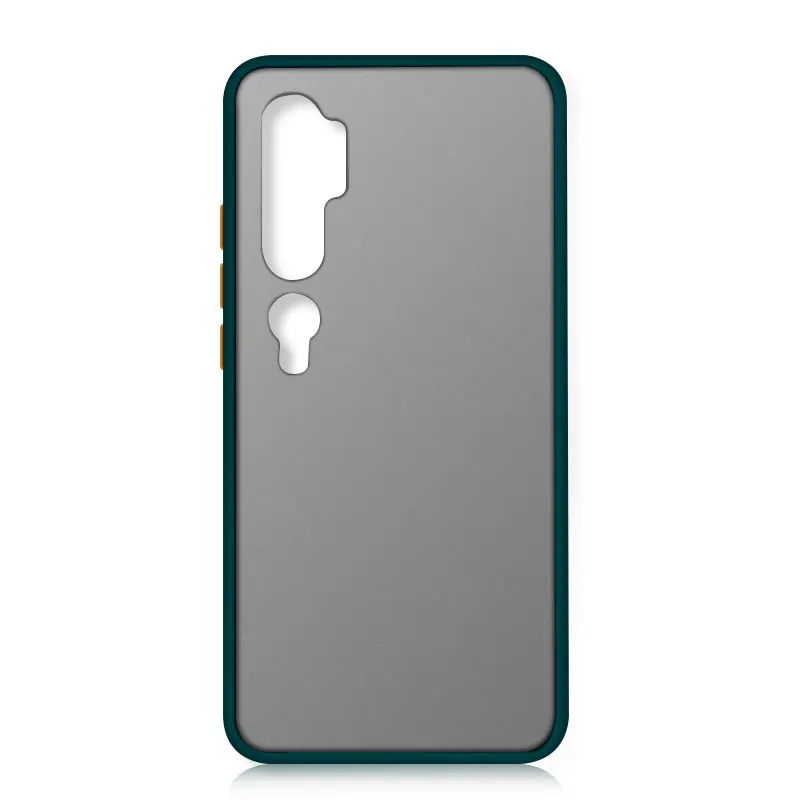 Green Чехол для Xiaomi mi CC9 Pro контрастного цвета, силиконовый защитный чехол для телефона, mi Note 10 Pro CC9e A3 LITE, матовый чехол - Цвет: Green