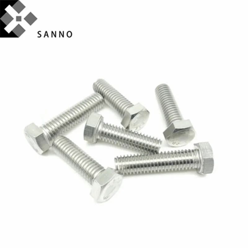 

10pcs/pack US stainless steel hex bolt 1/4-20 hex bolt UNC external hexagon screw bolts 5/16-18 3/16-24