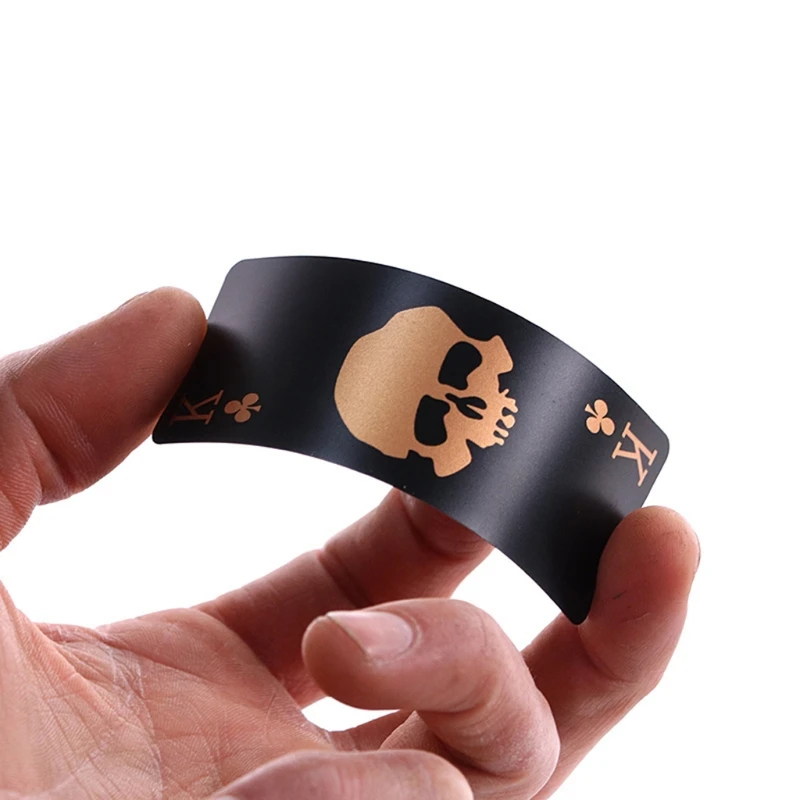 Флуоресцентные игральные карты из ПВХ волшебные идентификационные пластиковые