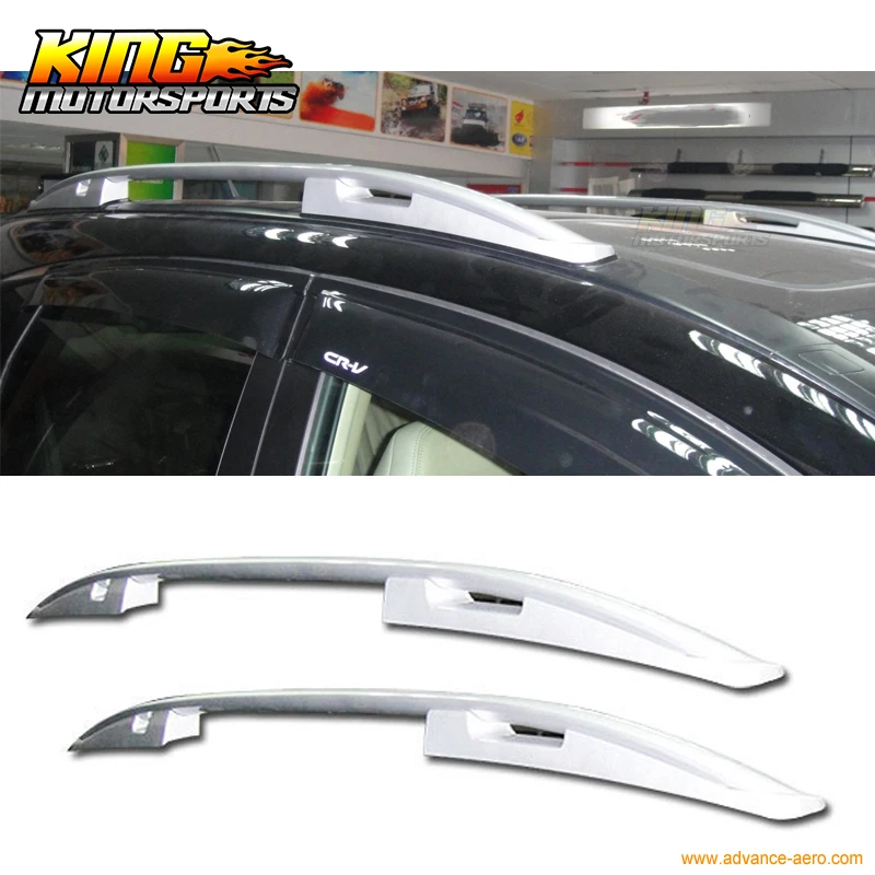 Подходит для 2007-2011 Honda CRV CR-V OE заводской стиль боковая рейка стойка крыши серебро |