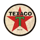 Виниловая наклейка Texaco в стиле ретро, наклейки на стену в виде пещеры, газа, нефти, гаража