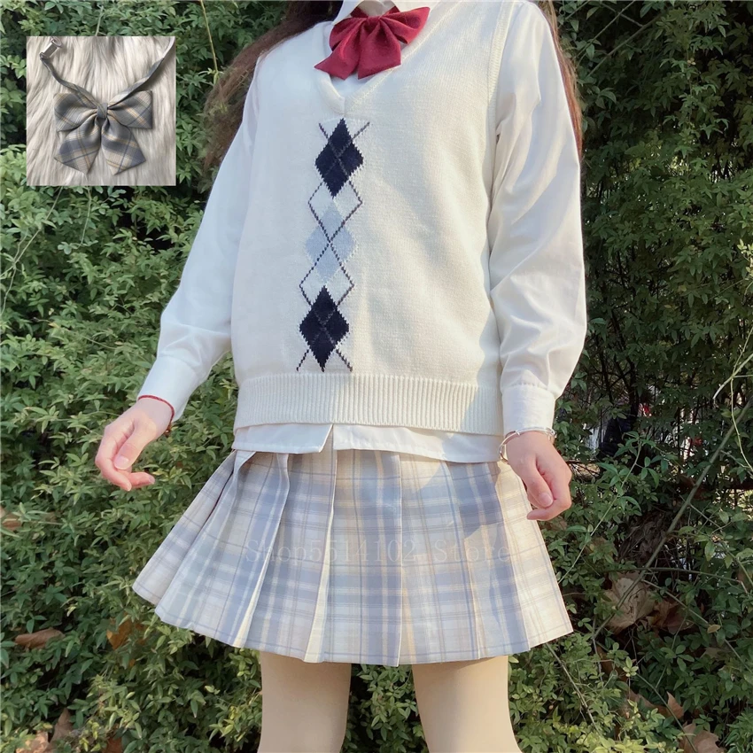 Новинка 5 цветов японская школьная форма для девушек модная женская юбка в клетку