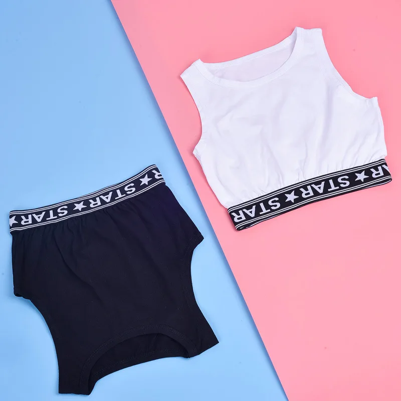 Детская футболка жилет без рукавов танцевальная одежда со звездами в стиле хип