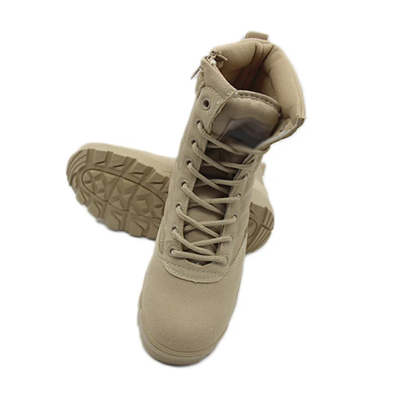 Tactical Boots Military Men's Desert Army Boots Hiking Training Waterproof Shoes Outdoor Combat Climbing Hunting Sport Shoes