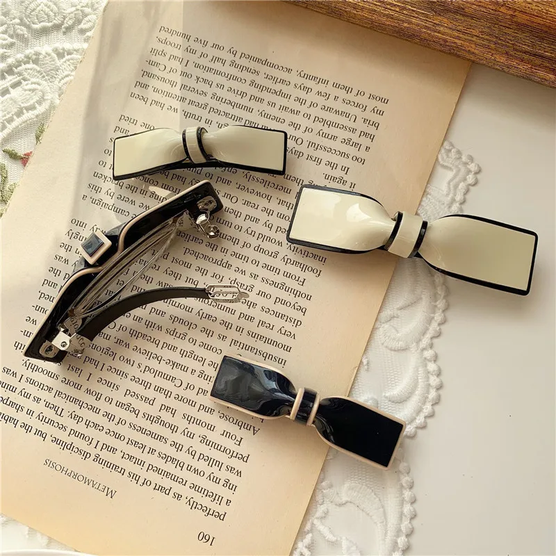 

Acetic Elegant Bow Barrettes for Women Girl Hairpins Hair Clips Korean Handmade Head Wear Accessories Lady Office Wholesale