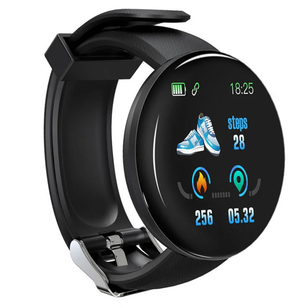 

D18 Bluetooth Smart Watch Men Blood Pressure Smartwatch Women Waterproof Sport Heart Rate Fitness Tracker Smart Clock Watches