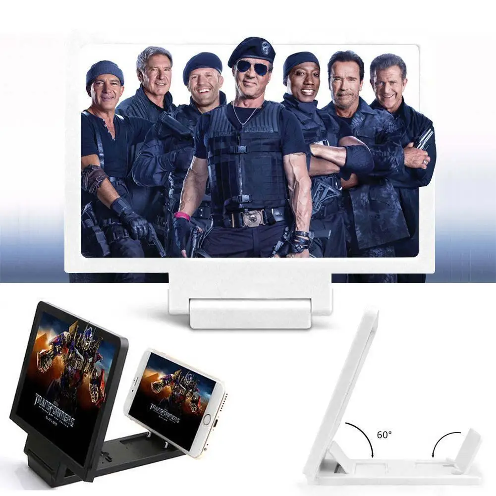 Увеличенный экран 3D HD мобильный телефон стекло для просмотра фильмов усилитель