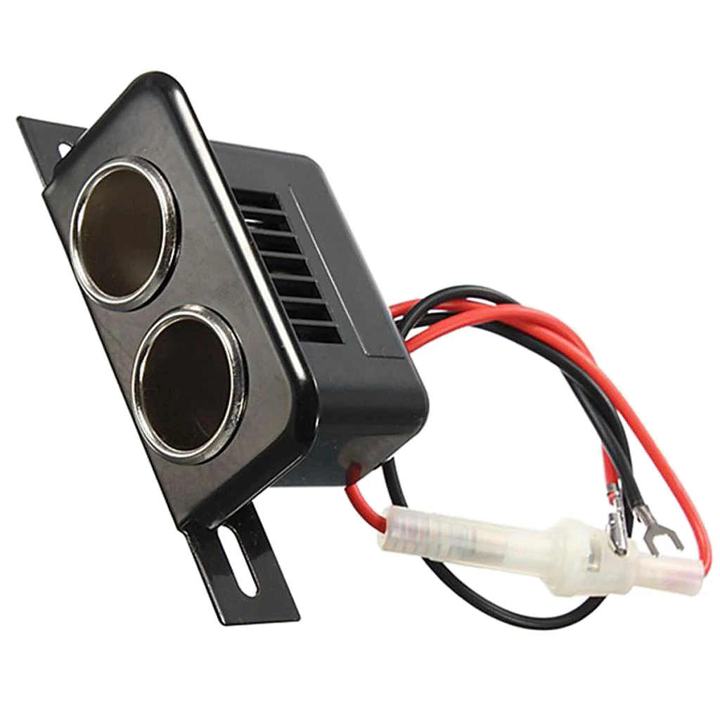 Car Charger Adapter 2 Socket Cigarette Lighter One Point Two Quality Seat | Автомобили и мотоциклы