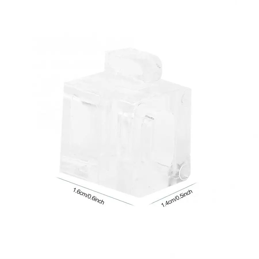 30 шт. алюминиевый профиль разделительный блок нейлоновый стеклянный соединитель