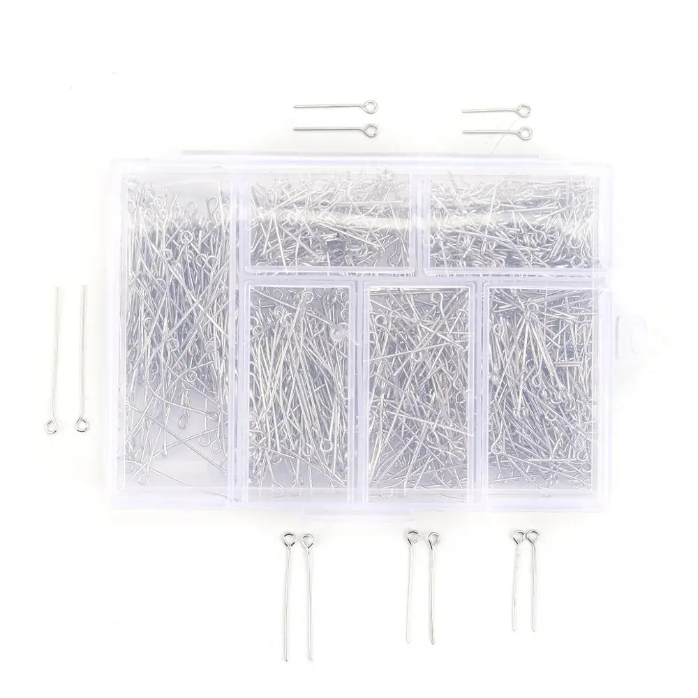 

DoreenBeads 1 коробка 1,7-3,5 см набор металлических булавок из сплава, серебряные цвета, различные размеры, фурнитура для изготовления ювелирных из...