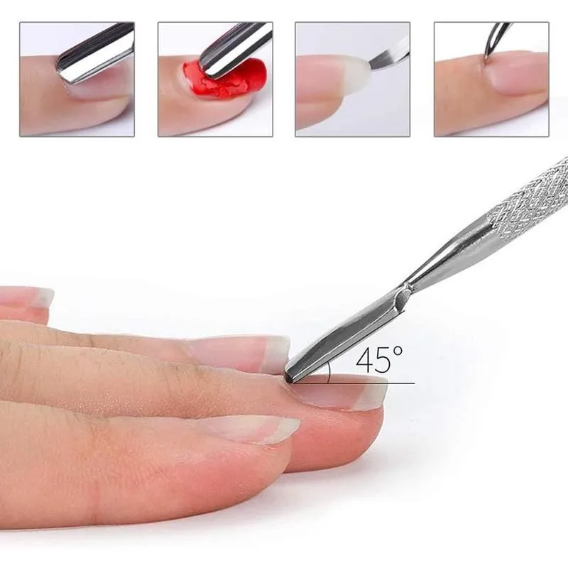 

3Pcs/Set of Nail Exfoliating Tool High-grade Steel Multifunctional Dead Skin Remover Scissors Trimmer Cutter
