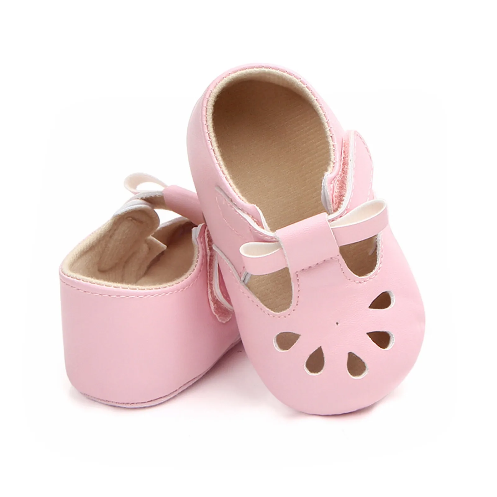 

Infant Toddler Baby Fashion Casual Soft Prewalker Non-Slip Pierced Crib Shoes Newborn Baby Shoes Sandal Summer Hollow Breathable