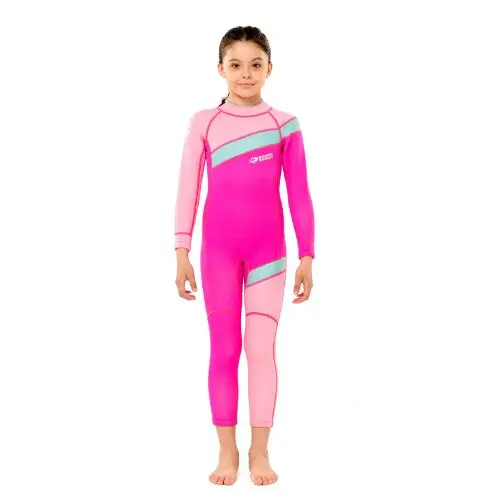 

HISEA Neoprene wetsuit for kids diving suits children swimwears long sleeves surfing one piece snorkeling rashguard wetsuit