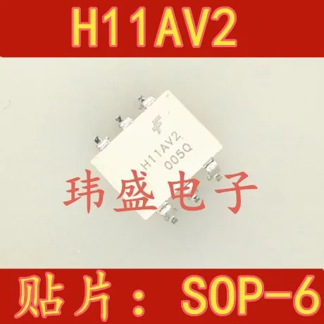 Бесплатная доставка 10 шт./лот H11AV2 H11AV2SR2M H11AV2M SOP-6