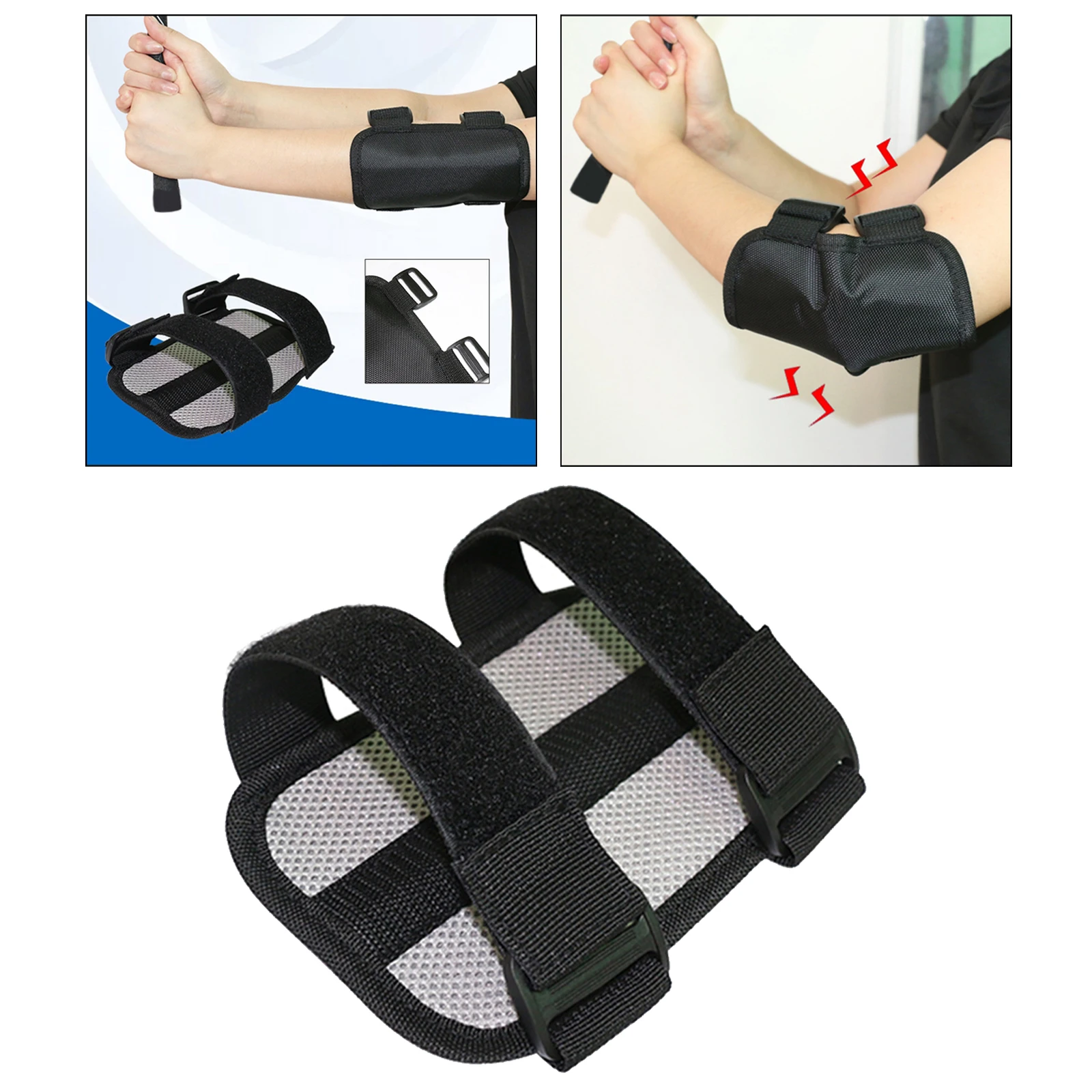 

Golf Swing Training Aid Straight Arm Corrector Elbow Brace Strap Support Black