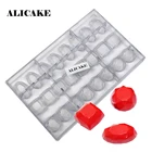 24 полости из поликарбоната, шоколадные формы с драгоценными камнями, алмазные инструменты для выпечки, Пластиковая форма, украшение конфет, тортов