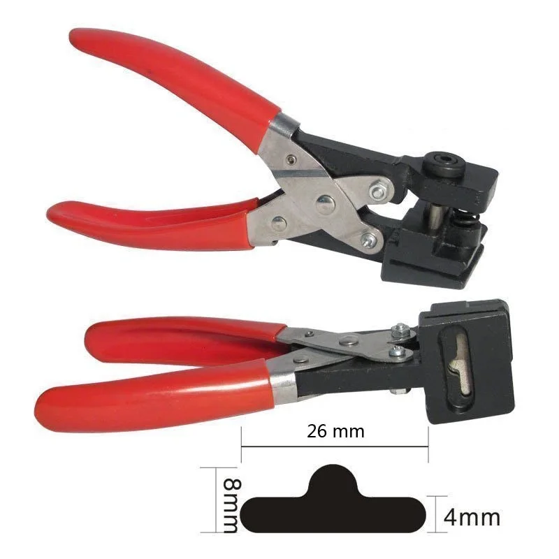 Бесплатная доставка Т образный дырокол формы твердые шарики плоскогубцы для ПВХ