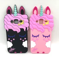 for coque samsung j3 2016 case soft silicone back phone cover cute cartoon unicorn case for samsung galaxy j 3 2016 j310 j320