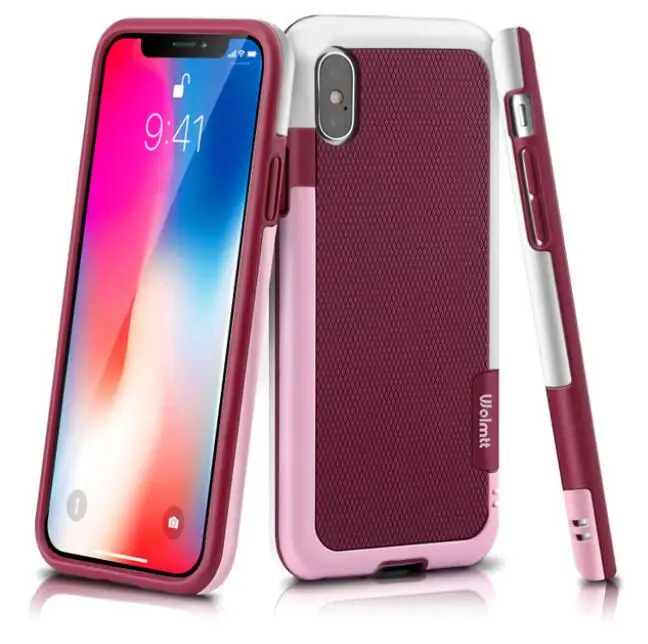 Противоударный чехол из силикона и поликарбоната для Apple iPhone XS max XR Zenus Walnutt 11 pro 7 8 6S