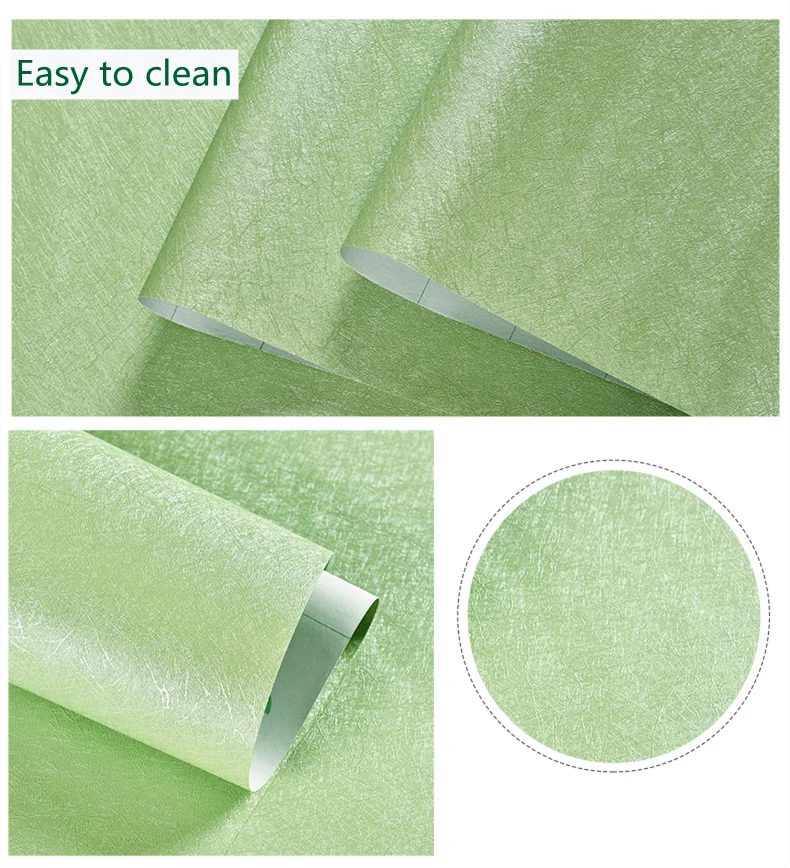 

Solid color self-adhesive wallpaper dark green waterproof bedroom dormitory desk wardrobe wall renovation wallpaper home decorat