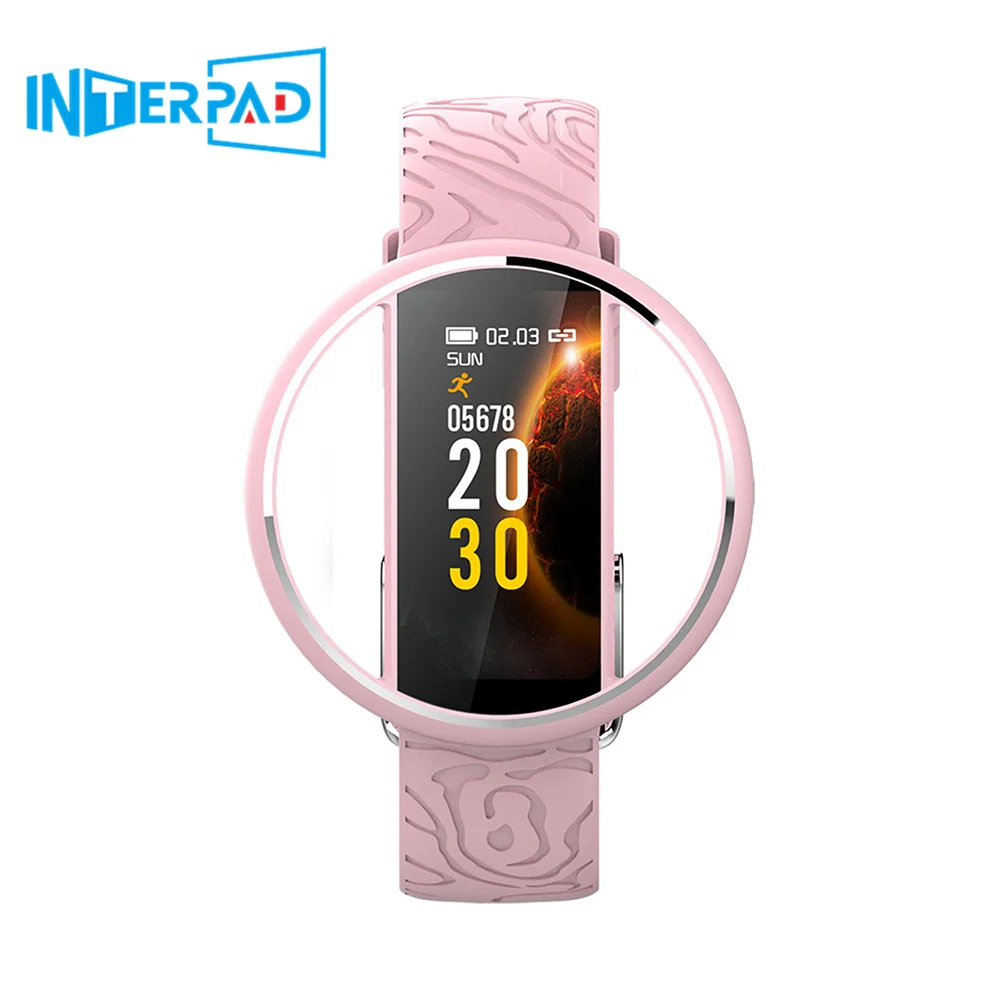 Interpad новый дизайн модные Смарт-часы мульти-спортивный Браслет режима с контролем