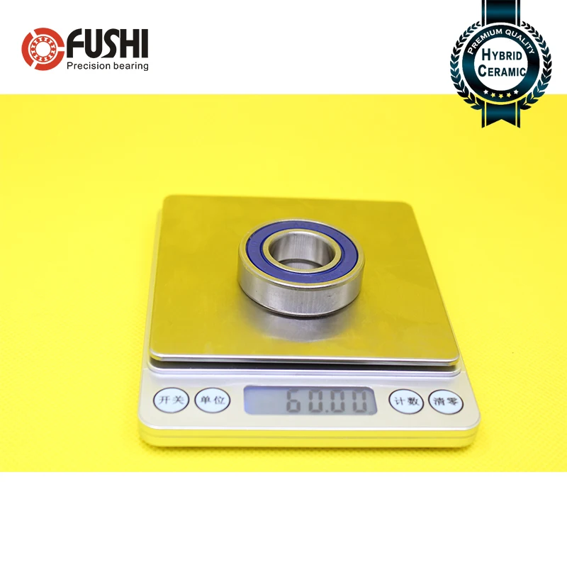 60/22 Hybrid Ceramic Bearing 22*44*12 mm 1PC Race Bike Front Rear Wheel 60 22 2RS LUU Hybrids Si3N4 Ball Bearings 60/22RS |