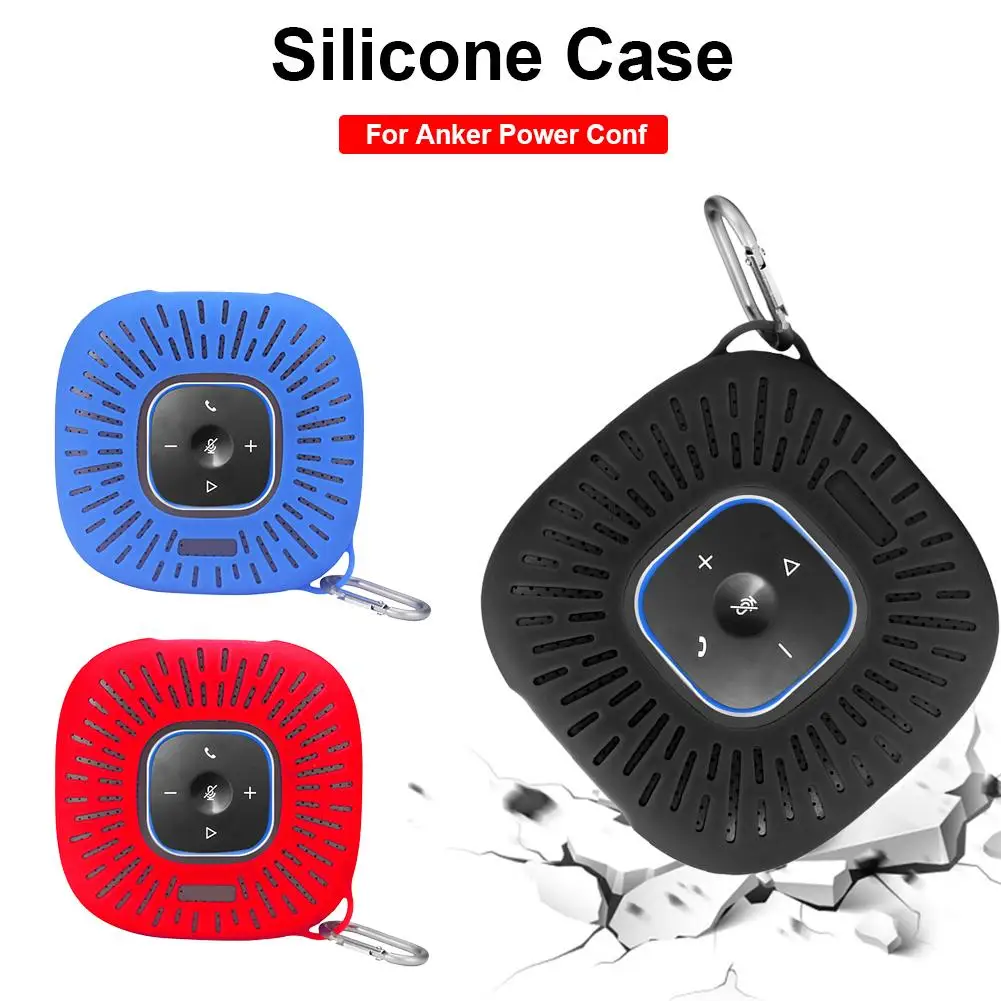 Силиконовый чехол с Bluetooth спикером компактный громкий динамик защитный