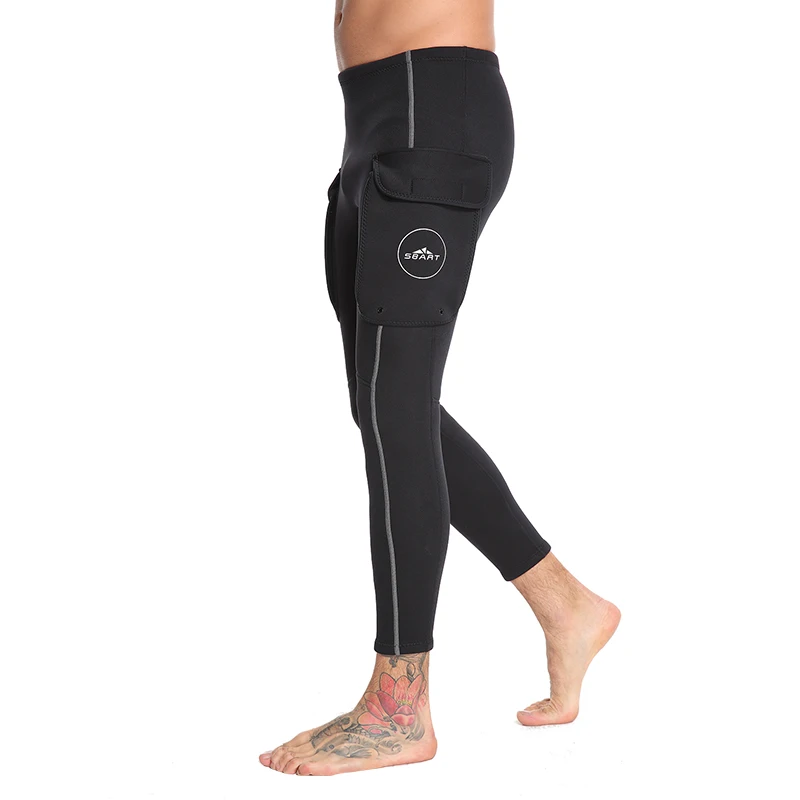 SBART 3 мм Неопреновые эластичные штаны для дайвинга рыбалки плавания Сноркелинга